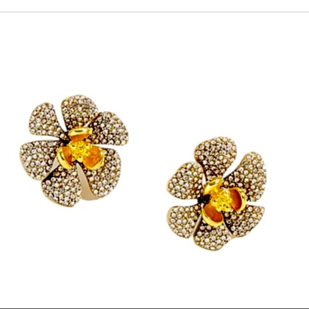 J.Crew flower earrings